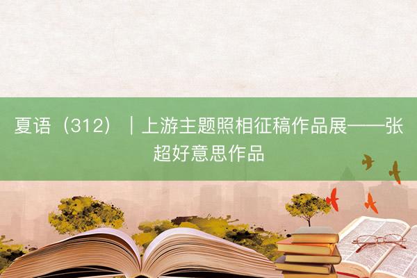 夏语（312）｜上游主题照相征稿作品展——张超好意思作品